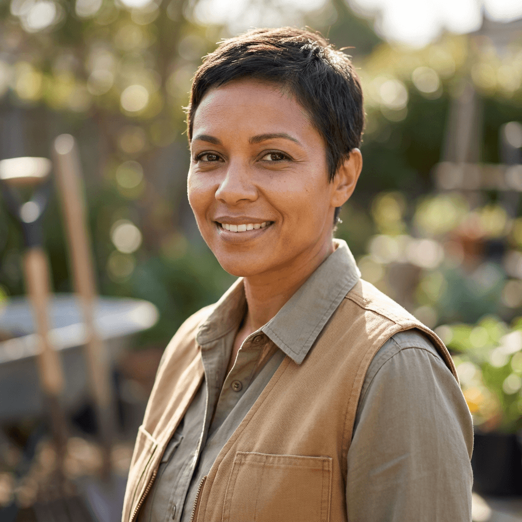 Portrait of a female homeowner in East Ridge